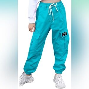 Sangtree teal cargo pants